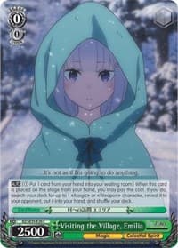 Visiting the Village, Emilia - Re:ZERO: The Frozen Bond - Weiss Schwarz card