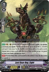 Lost Gear Dog, Eight - V-SS07: Clan Selection Plus Vol.1 - Cardfight Vanguard card