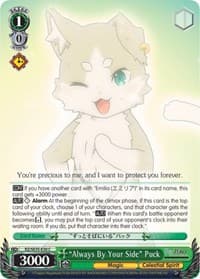 "Always By Your Side" Puck - Re:ZERO: The Frozen Bond - Weiss Schwarz card