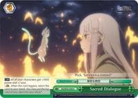 Sacred Dialogue - Re:ZERO: The Frozen Bond - Weiss Schwarz card