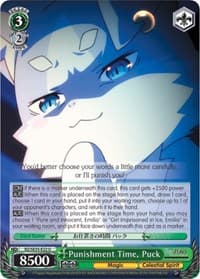 Punishment Time, Puck (Parallel Foil) - Re:ZERO: The Frozen Bond - Weiss Schwarz card