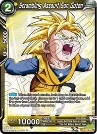 Scrambling Assault Son Goten (Reprint) - Battle Evolution Booster - Dragon Ball Super: Masters card
