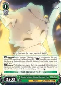 Balance Between Oath and Contract, Puck (Parallel Foil) - Re:ZERO: The Frozen Bond - Weiss Schwarz card