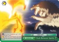 Clash Between Spirits (Parallel Foil) - Re:ZERO: The Frozen Bond - Weiss Schwarz card