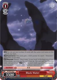 Black Water (Parallel Foil) - Re:ZERO: The Frozen Bond - Weiss Schwarz card