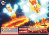 All-Consuming Flames (Parallel Foil) - Re:ZERO: The Frozen Bond - Weiss Schwarz card