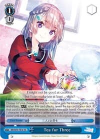 Tea for Three - Magia Record: Puella Magi Madoka Magica [Side Story] (Mobile) - Weiss Schwarz card