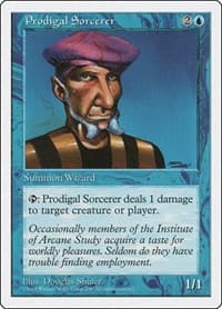 Prodigal Sorcerer - Fifth Edition - Magic: The Gathering card