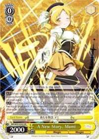 A New Story, Mami - Magia Record: Puella Magi Madoka Magica [Side Story] (Mobile) - Weiss Schwarz card