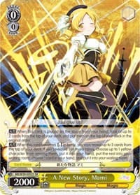 A New Story, Mami (SR) - Magia Record: Puella Magi Madoka Magica [Side Story] (Mobile) - Weiss Schwarz card