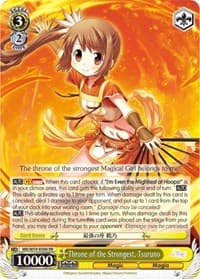 Throne of the Strongest, Tsuruno - Magia Record: Puella Magi Madoka Magica [Side Story] (Mobile) - Weiss Schwarz card