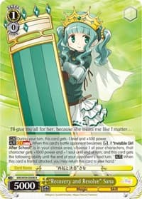 "Recovery and Resolve" Sana - Magia Record: Puella Magi Madoka Magica [Side Story] (Mobile) - Weiss Schwarz card