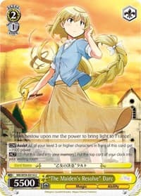 "The Maiden's Resolve" Darc - Magia Record: Puella Magi Madoka Magica [Side Story] (Mobile) - Weiss Schwarz card