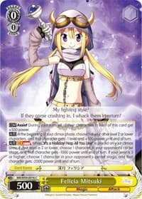 Felicia Mitsuki - Magia Record: Puella Magi Madoka Magica [Side Story] (Mobile) - Weiss Schwarz card