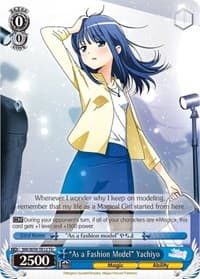 "As a Fashion Model" Yachiyo - Magia Record: Puella Magi Madoka Magica [Side Story] (Mobile) - Weiss Schwarz card