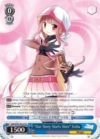"Our Story Starts Here" Iroha - Magia Record: Puella Magi Madoka Magica [Side Story] (Mobile) - Weiss Schwarz card