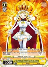 "Saintly Descent" Holy Mami - Magia Record: Puella Magi Madoka Magica [Side Story] (Mobile) - Weiss Schwarz card