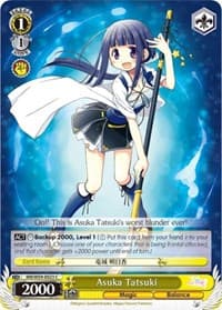 Asuka Tatsuki - Magia Record: Puella Magi Madoka Magica [Side Story] (Mobile) - Weiss Schwarz card