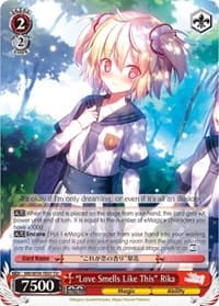 "Love Smells Like This" Rika - Magia Record: Puella Magi Madoka Magica [Side Story] (Mobile) - Weiss Schwarz card