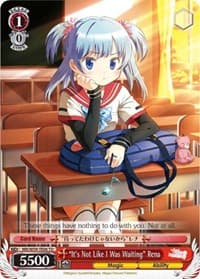 "It's Not Like I Was Waiting" Rena - Magia Record: Puella Magi Madoka Magica [Side Story] (Mobile) - Weiss Schwarz card