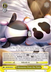 Memories from the Farm - Magia Record: Puella Magi Madoka Magica [Side Story] (Mobile) - Weiss Schwarz card