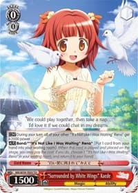 "Surrounded by White Wings" Kaede - Magia Record: Puella Magi Madoka Magica [Side Story] (Mobile) - Weiss Schwarz card