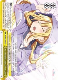 It's a Holiday! Nap All You Like - Magia Record: Puella Magi Madoka Magica [Side Story] (Mobile) - Weiss Schwarz card