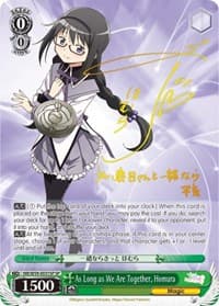 As Long as We Are Together, Homura (SP) - Magia Record: Puella Magi Madoka Magica [Side Story] (Mobile) - Weiss Schwarz card