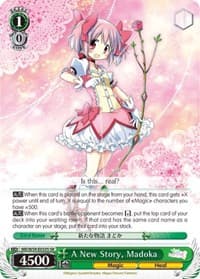 A New Story, Madoka (SR) - Magia Record: Puella Magi Madoka Magica [Side Story] (Mobile) - Weiss Schwarz card