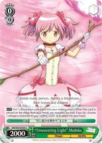 "Unwavering Light" Madoka - Magia Record: Puella Magi Madoka Magica [Side Story] (Mobile) - Weiss Schwarz card