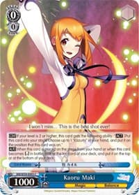Kaoru Maki - Magia Record: Puella Magi Madoka Magica [Side Story] (Mobile) - Weiss Schwarz card