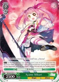 Ayame Mikuri - Magia Record: Puella Magi Madoka Magica [Side Story] (Mobile) - Weiss Schwarz card