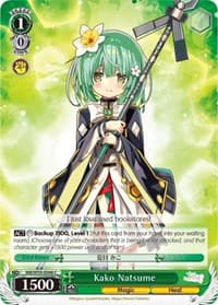 Kako Natsume - Magia Record: Puella Magi Madoka Magica [Side Story] (Mobile) - Weiss Schwarz card