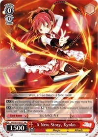 A New Story, Kyoko - Magia Record: Puella Magi Madoka Magica [Side Story] (Mobile) - Weiss Schwarz card