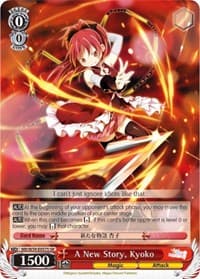 A New Story, Kyoko (SR) - Magia Record: Puella Magi Madoka Magica [Side Story] (Mobile) - Weiss Schwarz card