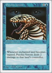 Psychic Venom - Fifth Edition - Magic: The Gathering card