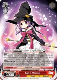 Karin Misono - Magia Record: Puella Magi Madoka Magica [Side Story] (Mobile) - Weiss Schwarz card