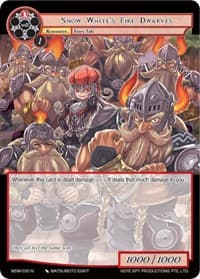 Snow White's Fire Dwarves - The Magic Stone War - Zero - Force of Will card