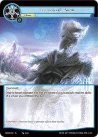 Illusionary Snow - The Magic Stone War - Zero - Force of Will card