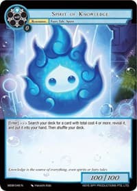 Spirit of Knowledge - The Magic Stone War - Zero - Force of Will card