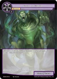 Spirit of Regret - The Magic Stone War - Zero - Force of Will card