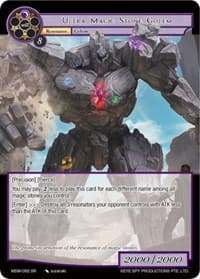 Ultra Magic Stone Golem - The Magic Stone War - Zero - Force of Will card