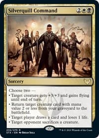 Silverquill Command - Strixhaven: School of Mages - Magic: The Gathering card