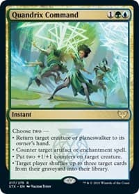 Quandrix Command - Strixhaven: School of Mages - Magic: The Gathering card