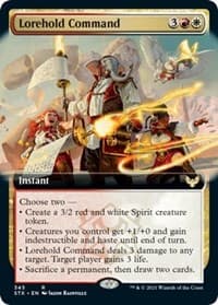 Lorehold Command (Extended Art) - Strixhaven: School of Mages - Magic: The Gathering card