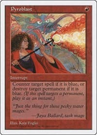 Pyroblast - Fifth Edition - Magic: The Gathering card
