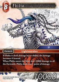 Philia - Opus XIII: Crystal Radiance - Final Fantasy TCG card