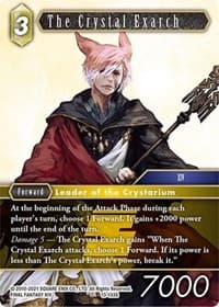 The Crystal Exarch - Opus XIII: Crystal Radiance - Final Fantasy TCG card