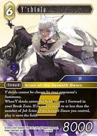 Y'shtola - Opus XIII: Crystal Radiance - Final Fantasy TCG card