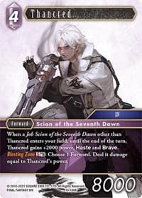 Thancred - Opus XIII: Crystal Radiance - Final Fantasy TCG card